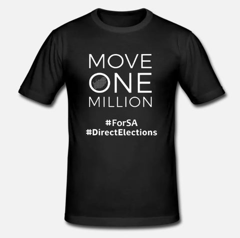 Mens Tshirt Move One Million