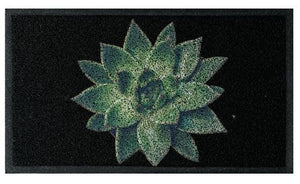 Succulent Doormat - Black