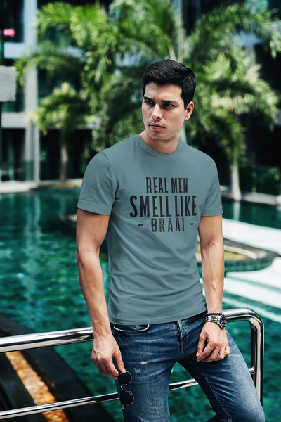 Real Men Smell Like BRAAI - Mens Shirt